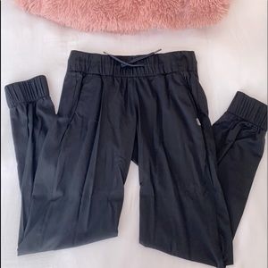 Black North Face Joggers